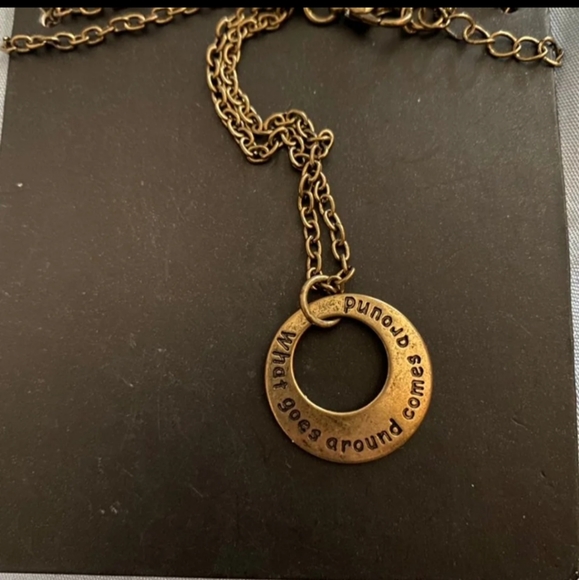 Hot Topic Lovesick Karma circle necklace - Picture 5 of 7